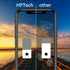 HPTech Privacy Screen Protector (2 Pack) for iPhone 11 & XR, 6.1", Anti-Spy, Tempered Glass, 0.33mm, Bubble-Free, Case