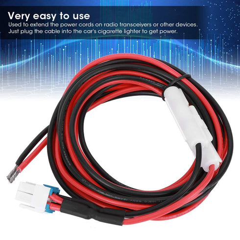 Dioche Cigarette Lighter Adapter - 12V DC Car Radio Power Cable for Motorola GM3188/GM3688/GM1280