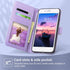 ULAK Premium PU Leather Wallet Case for iPhone 7 Plus/8 Plus, Blossom Flip Cover with Card Holder