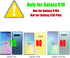 ZZXX Samsung Galaxy S10 Wallet Case with RFID Blocking, Card Slot Stand, Strong Magnetic Leather Flip Fold Protective