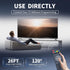 FQOUG 1080P Replacement Remote Control Compatible with NEUMI Atom Full-HD Digital Media Player