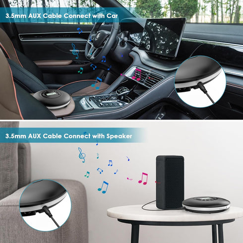 Gueray Portable CD Player with Bluetooth, Anti-Skip Protection, LCD Display, Headphones, AUX Cable