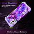 Rancase Butterfly Galaxy A15 5G Case: Three-Layer Heavy Duty Shockproof with 2 Tempered Glass Protectors, 6.5 inch.