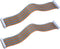 Antrader 1ft 40 Pin F/F Connector USB ASP ISP JTAG AVR Wire IDC Flat Rainbow Ribbon Data Cable, 2 Pieces