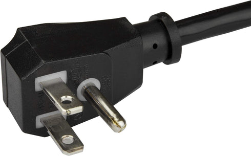 StarTech.com 10ft (3m) Computer Power Cord, Flat NEMA 5-15P to C13, 10A 125V, Black Replacement AC Power Cable - UL