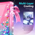 NGB Case for Samsung Galaxy Note 20 & Note 20 5G, Pink/Aqua Glitter Liquid Sparkle Cover with Accessories