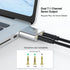 FEMORO USB Sound Card, USB to Audio Jack Adapter, 7.1 Channel External Stereo Sound Card for PC, Laptop, PS4