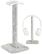 Luxury Rhinestones Headphone Stand, Metal Crystal Holder for All Headphones, Silver