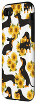 iPhone SE (2020) / 7 / 8 Dachshund Mom Case Sunflower dog Women gift Case