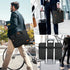 ESTARER 15.6 Inch Laptop Bag, Dark Grey Water-resistant Canvas Case for Hp/Lenovo/Acer/Dell/Asus/MacBook, Men
