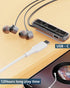 ZXQ Magnetic Lapel-Clip Neckband Bluetooth Headphones with Microphone,in-Ear Wireless Earbuds Earphone