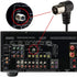 Bingfu 75 Ohm FM Antenna for Pioneer, Onkyo, Yamaha, Marantz, Bose Wave Music System, Indoor Digital HD Radio FM