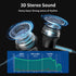 viken Wired Earbuds with Microphone Volume Control, Stereo Heavy Bass Earphones, Noise Isolation in-Ear Headset