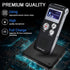 Aomago 64GB MP3 Digital Voice Recorder Voice Activated Recorder for Lectures, Meetings, Interviews Audio Mini Recorder