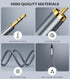 3.5mm 6.6ft, 2 3.5mm MP3 to RCA Cable RCA to AUX Male to Male Stereo Y Splitter Adapter Cable for Smartphone, Speaker