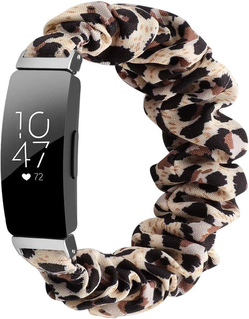 FitTurn Cute Elastic Bands for Fitbit Inspire 2/Inspire HR/Inspire/Ace 2 - Pattern Printed Fabric Wristbands