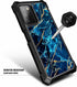 NZND Case for Samsung Galaxy A03S, Built-in Screen Protector, Full-Body Shockproof Rugged Bumper Cover (Marble Design)