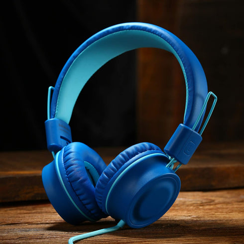 iRAG J01 Kids Headphones, Foldable Stereo with Tangle-Free 5ft Cord, Wired On-Ear Headset for iPad, Kindle Fire,