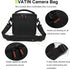 svatin Camera Shoulder Bag,Shockproof Camera Sling Lens Case,Digital DSLR SLR Mirrorless Crossbody Cameras Accessories