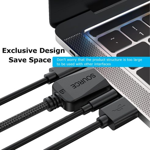 4K 10 2-Pack (4k, 2880P,2160P, 1440P, 1080P) DisplayPort to HDMI Cable Feet, DP (Display Port) to HDMI Cord Male