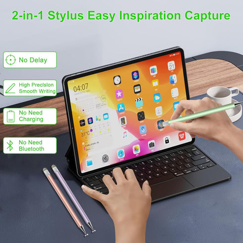 Zhao Cai Jin Bao Touchscreen,3pcs 2in1 4Tips) Stylus Pen for High Precision Sensitivity Stylus, Suitable