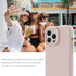 MCFANCE Silicone Magnetic Case for iPhone 13 Pro Max, Compatible with MagSafe, Full Camera & Shock Protection - Pink