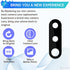 2 Pack A20s A20s SM-A207F for Samsung Galaxy Rear Camera Lens Replacement Adhesive Back Camera Glass Lens with Full Fix
