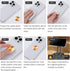 JIYIN 4 Pack Phones(4 Mount Metal Plates for Magnetic Phone Holder, Replacement Circular Patch of Magnetic Cell Phone