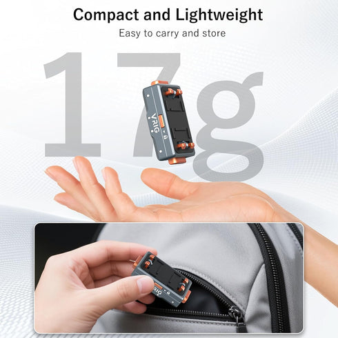 VRIG Express X5 Insta360 X5/X4 360 2/Ace 1/4 VRIG Magnetic Quick Release Base for Air, Aluminum Alloy Safety Lock Mount