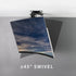 VIVO Black Manual Flip Down Mount, Folding Pitched Roof Ceiling Mount for Flat TV & Monitors 17" to 37"