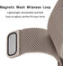 Magnetic Bands Compatible for Fitbit Sense 2/Fitbit Versa 4/Fitbit Sense/Fitbit Versa 3, Mesh Stainless Steel Bling