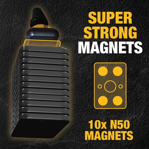 DEWALT Car Phone Magnetic Mount - Reinforced Magnetic Vent Mount - Phone Holder for Car Vent Clip