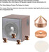 4Pcs Speaker Spikes Stands, HiFi Isolation Stand Cone Shockproof Base Pad with Non-Slip Rubber Rings for Audio