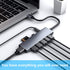 USB C HUB for iPad Pro 9-in-1 Adapter, Docking Station with 4K HDMI, USB-C PD, SD/TF Reader, for iPad Mini 6