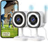 GUOANVISION Dual-Antenna Stable 5G WiFi Security Camera, 4X Zoom 2K Outdoor Indoor Camera
