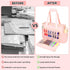 Teacher Tote Bag with 15.6 Inch Laptop Compartment, Soft Nylon Utility Bag with Multiple Pockets for Office Supplies