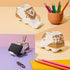 Elephant Phone Stand and Desk Organizer Multi-Purpose Ceramic Holder for Smartphone, Pens, Remote, Home Office
