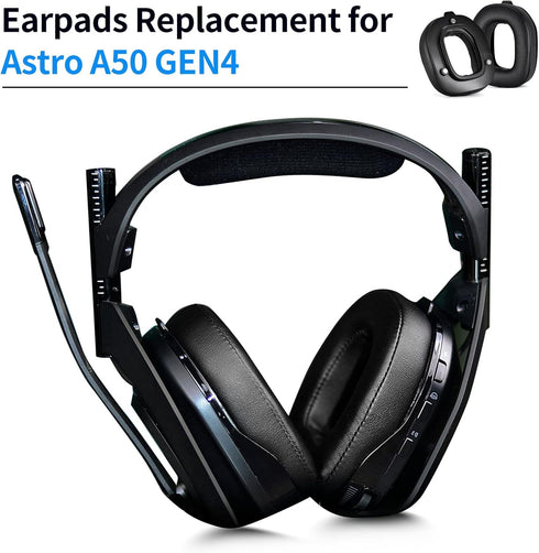 XBERSTAR Replacement Earpads for Logitech Astro A50 Gen 4 Headphones - Protein Leather Ear Cushions