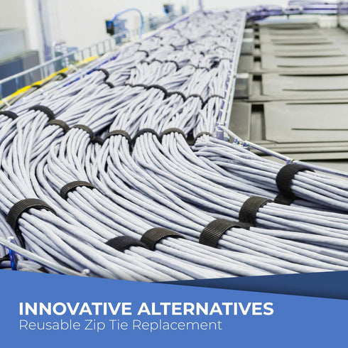 Reusable Cinch Straps 20" x 1" - Premium Quality Hook and Loop Safety Straps, 15 Pack