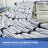 Reusable Cinch Straps 20" x 1" - Premium Quality Hook and Loop Safety Straps, 15 Pack
