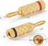 WGGE WG-3333 24k Gold Plated Speaker Banana Plugs - Closed Screw Type (12 Pairs)