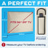 39 Inch Garnetics Outdoor TV Cover Waterproof, Weatherproof TV Enclosures with Smart Shield Screen Protectors, Ideal