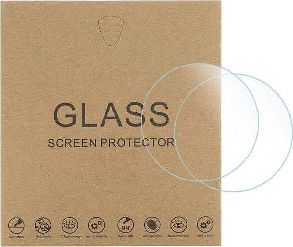 5pcs Watch Glass Screen Protectors, 31mm Violet Tempered Glass, Anti-Glare 9H Hardness for Smartwatch Protection