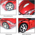 PCTC Cool Sport Car Shape USB Wired Optical Mouse for Laptop or Office Desktop, Ergonomic, 1000DPI, 2 Headlights, 3
