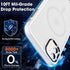 MOCCA Slim Shockproof Case for iPhone 11 (6.1") - Frosted White, MagSafe Compatible, with Glass & Camera Lens