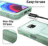 ExoGuard Rubber Shockproof Case for Moto G Power 2021, Built-in Screen Protector and Kickstand, Green