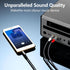 Liaoan Weiyu 3.5mm 2 3.5mm 2 MP3 to RCA Adapter Cable, to RCA Audio Cable, Suitable for TVs, Computers, Mobile Phones