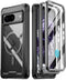 Poetic Guardian MagPro Case for Pixel 8 5G, 6.2", Full Body Shockproof Bumper, Built-in Screen Protector, Black/Clear.