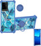 NUU A25 Case for NUU Mobile A25, IMDL-LS, Hard PC + Soft Silicone, Ring Support, Colorful Reflect Light