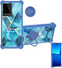 NUU A25 Case for NUU Mobile A25, IMDL-LS, Hard PC + Soft Silicone, Ring Support, Colorful Reflect Light